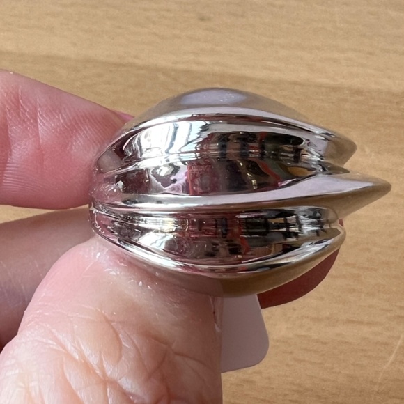 ALEXIS BITTAR FINE COLLECTION 925 STERLING SILVER MARQUIS RIDGED RING BRAND NEW - Picture 10 of 16